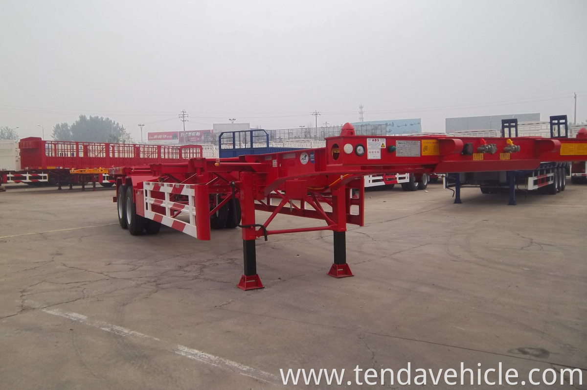 20ft Container Skeleton Chassis Trailer